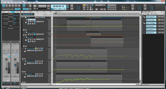 Sonar Main Track Screen